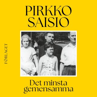Det minsta gemensamma – omslag till ljudboken av Pirkko Saisio