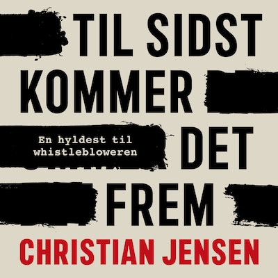 Til sidst kommer det frem – omslag til lydbogen af Christian Jensen