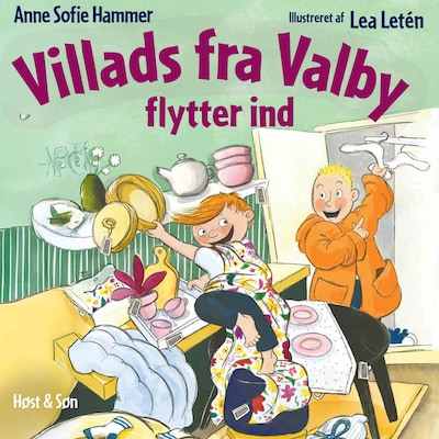 Villads fra Valby flytter ind – omslag til lydbogen af Anne Sofie Hammer