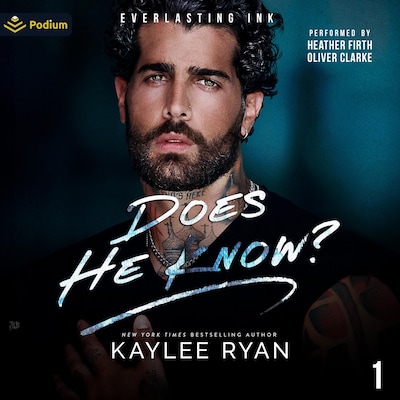 Does He Know? – omslag til lydbogen af Kaylee Ryan