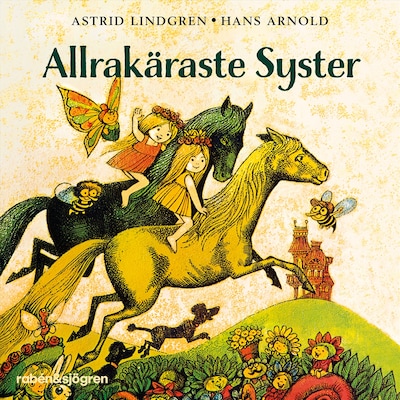 Allrakäraste syster – omslag till ljudboken av Astrid Lindgren