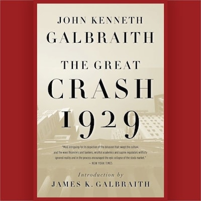 The Great Crash 1929 – omslag til lydbogen af John Kenneth Galbraith