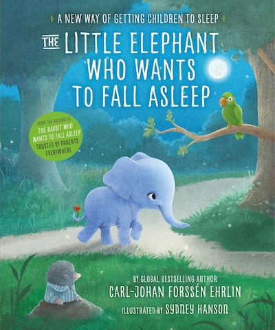 The Little Elephant Who Wants to Fall Asleep – omslag til lydbogen af Carl-Johan Forssén Ehrlin