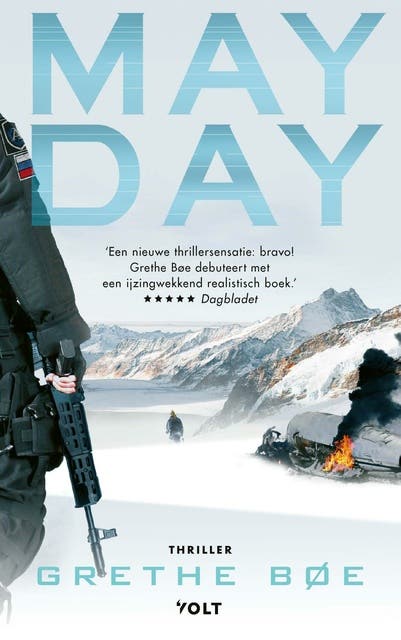 Mayday – omslag van het luisterboek van Grethe Bøe