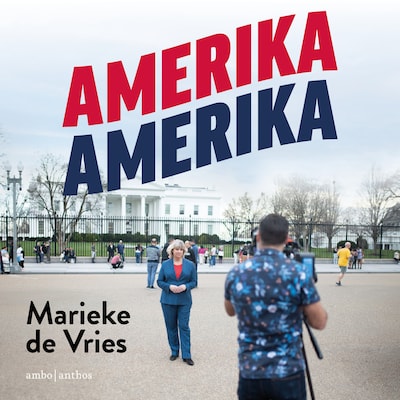 Amerika Amerika – omslag van het luisterboek van Marieke de Vries