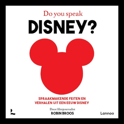 Do you speak Disney? – omslag van het luisterboek van Robin Broos