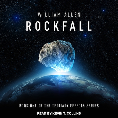 Rockfall – omslag til lydbogen af William Allen