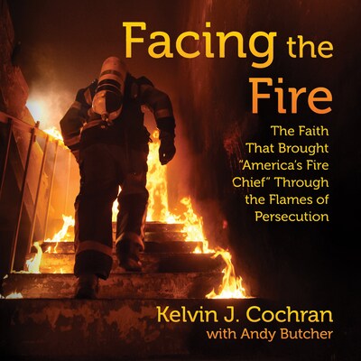 Facing the Fire – omslag van het luisterboek van Kelvin J. Cochran