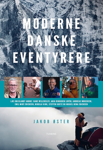 Moderne danske eventyrere – omslag til lydbogen af Jakob Øster