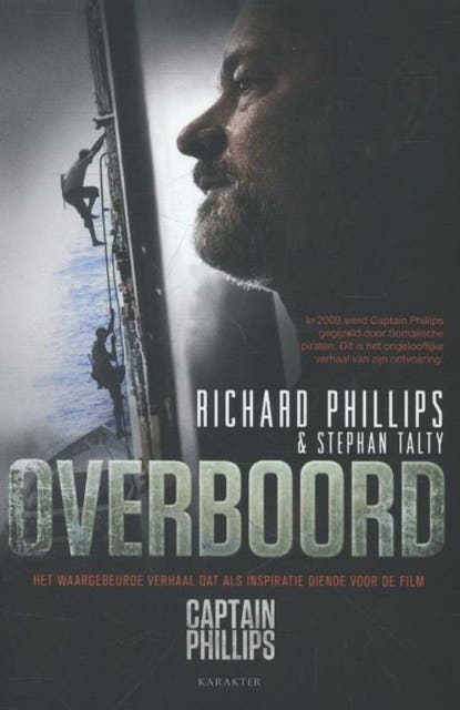 Overboord: Captain Phillips – omslag van het luisterboek van Richard Phillips,Stephan Talty