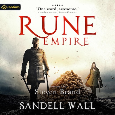 Rune Empire – omslag til lydbogen af Sandell Wall