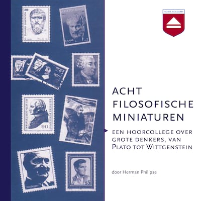 Acht filosofische miniaturen – omslag van het luisterboek van Herman Philipse