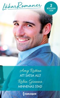 Att satsa allt / Minnenas stad – omslag till ljudboken av Amy Ruttan,Robin Gianna