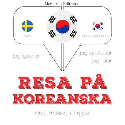 Resa på koreanska – omslag till ljudboken av JM Gardner