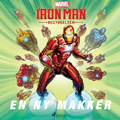 Iron Man - Begyndelsen - En ny makker – omslag til lydbogen af Marvel