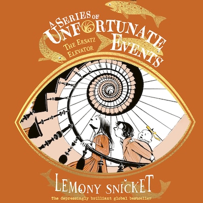 The Ersatz Elevator – omslag til lydbogen af Lemony Snicket