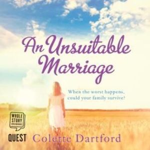 An Unsuitable Marriage – okładka audiobooka, autor Colette Dartford