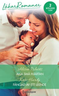 Alla små hjärtan / Fångad av ett leende – omslag till ljudboken av Alison Roberts,Kate Hardy