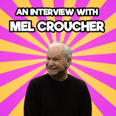 An Interview with Mel Croucher – okładka audiobooka, autor Paul Andrews, Mel Croucher