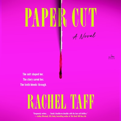 Paper Cut – omslag til lydbogen af Rachel Taff