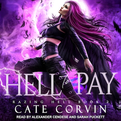 Hell to Pay – omslag til lydbogen af Cate Corvin