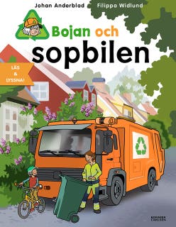 Bojan och sopbilen (e-bok + ljud) – omslag till ljudboken av Filippa Widlund,Johan Anderblad