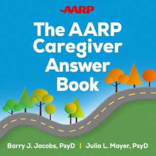 The AARP Caregiver Answer Book – omslag till ljudboken av Barry J. Jacobs, PsyD, Julia L. Mayer, PsyD