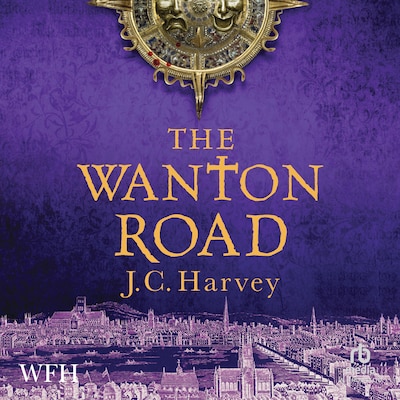The Wanton Road – omslag til lydbogen af J. C. Harvey