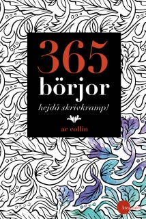 365 börjor - hejdå skrivkramp! – omslag till ljudboken av AC Collin