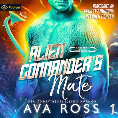 Alien Commander's Mate – omslag til lydbogen af Ava Ross