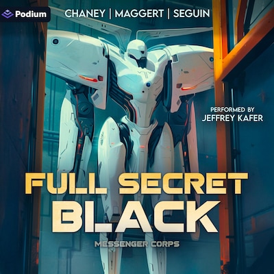 Full Secret Black – omslag til lydbogen af J.N. Chaney, Terry Maggert, Glenn Seguin