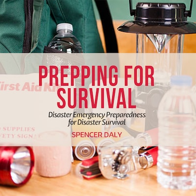Prepping for Survival – omslag til lydbogen af Spencer Daly