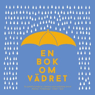 En bok om vädret – omslag till ljudboken av Sara Starkström