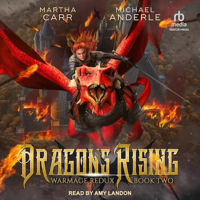 Dragons Rising – omslag til lydbogen af Martha Carr, Michael Anderle