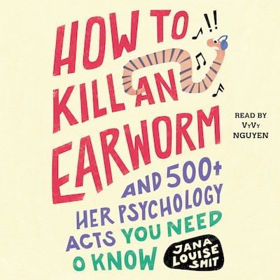 How to Kill an Earworm – omslag til lydbogen af Jana Louise Smit