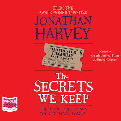 The Secrets We Keep – omslag til lydbogen af Jonathan Harvey