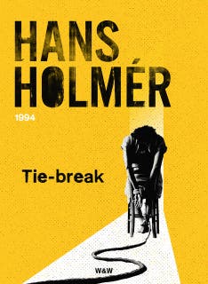 Tie-break : polisroman – omslag till ljudboken av Hans Holmér