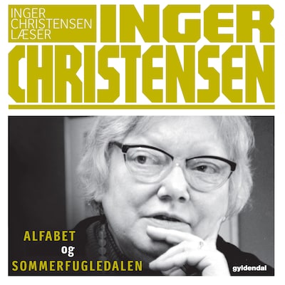 Alfabet og Sommerfugledalen – omslag til lydbogen af Inger Christensen