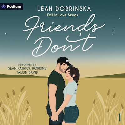 Friends Don't – omslag til lydbogen af Leah Dobrinska
