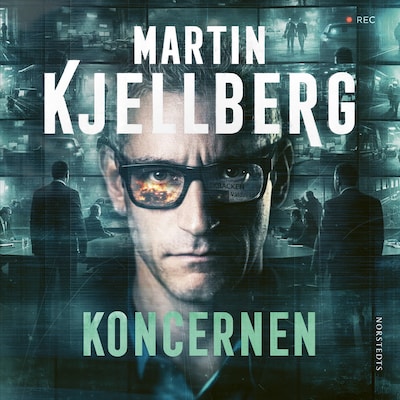 Koncernen – omslag till ljudboken av Martin Kjellberg