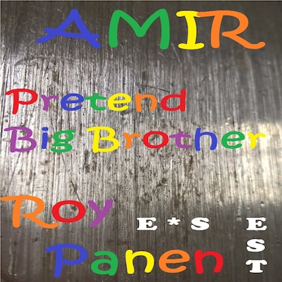 AMIR Pretend Big Brother (extra short text, English / Swedish) – omslag til lydbogen af Roy Panen