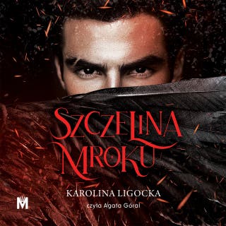 Szczelina mroku – okładka audiobooka, autor Karolina Ligocka