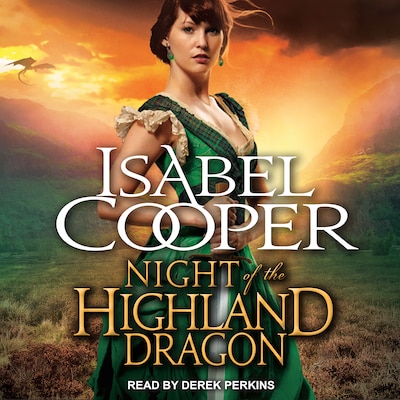 Night of the Highland Dragon – omslag til lydbogen af Isabel Cooper