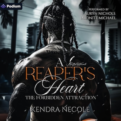 A Reaper's Heart: The Forbidden Attraction – omslag til lydbogen af Kendra Necole