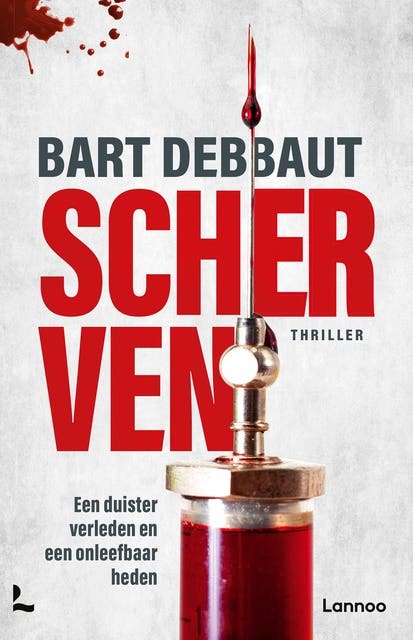 Scherven – omslag van het luisterboek van Bart Debbaut