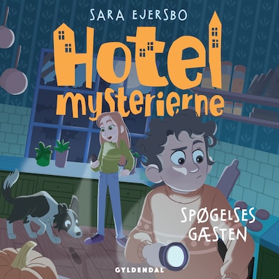 Hotelmysterierne - Spøgelsesgæsten – omslag til lydbogen af Sara Ejersbo