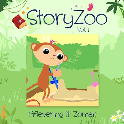 Zomer – omslag van het luisterboek van StoryZoo