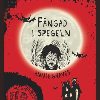 Fångad i spegeln – omslag till ljudboken av Annie Graves
