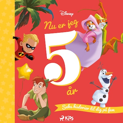 Nu er jeg 5 år - Seks historier til dig på fem – omslag til lydbogen af Disney