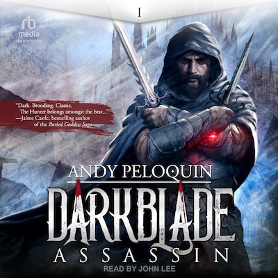 Assassin – omslag til lydbogen af Andy Peloquin